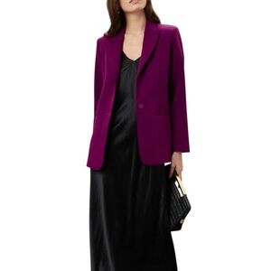 Endless Rose Single Breasted Blazer Fuscha Size M